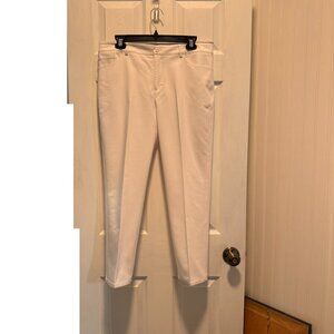 Peace of Cloth Aria White Ankle Pants Sz. 10